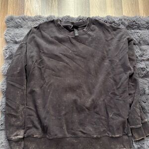 H&M Charcoal Relaxed Fit Sweatshirt